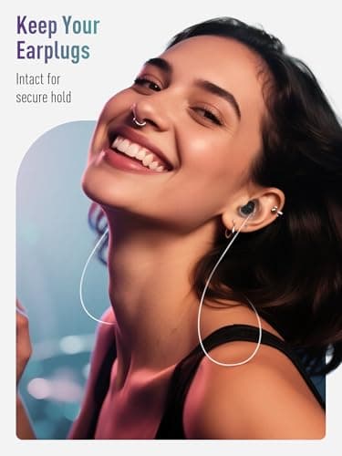 Hearprotek Ear Plugs for Concerts, 2 Pairs High Fidelity Concert Ear Plugs 23dB Noise Reduction-Reusable Silicone Earplugs for Music,Festivals,Musicians,DJs,Drummers,Motorcycle,Flying,Tinnitus Relief — view 6