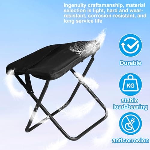 1PCS Camping Stools Folding Lightweight,Portable Small Folding Stool — view 3