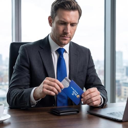 RFID Blocking Sleeves, [5 Pack 5 Color] [TÜV Certification] Anti-Theft Credit Card Protector RFID & NFC Contactless Card Security Holders Prevent Identity Theft for Credit, Debit Cards, Passport — view 6