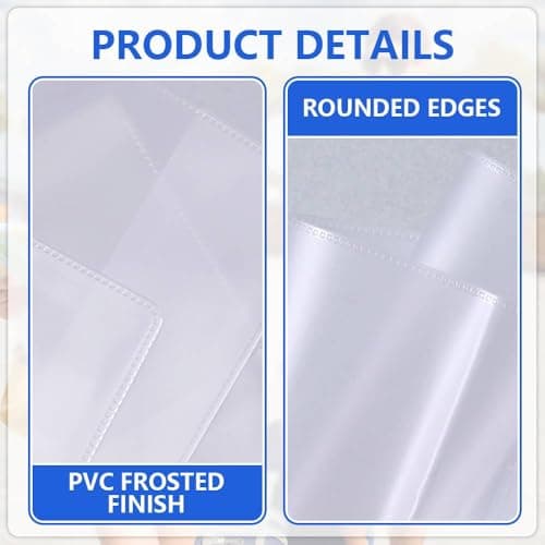 Henyall 4Pcs UK Passport Covers Transparent, Protective Passport Holders,Frosted PVC Passport Case, Protector Case for Water,Scratch & Dust Proof,Suitable for Standard Sizes — view 4