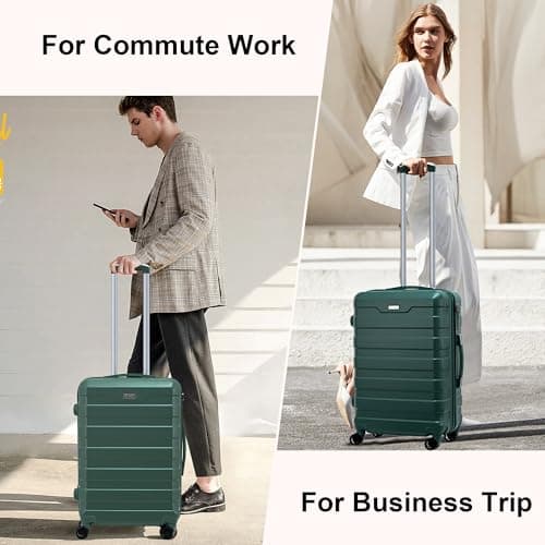 RMW Suitcase 2 Piece Cabin 20" Large28 Check in Luggage Hard Shell — view 5