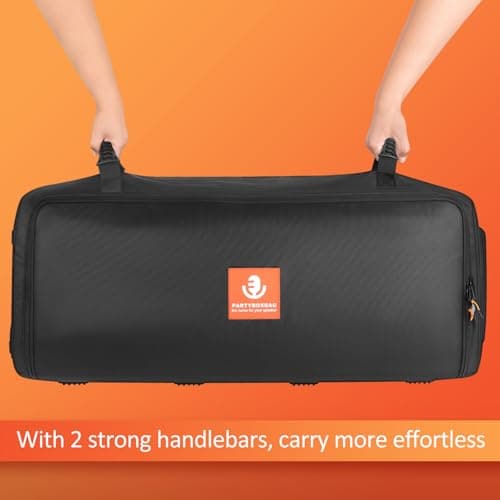 YUULNMOP Portable Speaker Case Carrying Bag Compatible with JBL PartyBox 720, Speaker Dust Cover Scratch Resistant Protective Case Sleeve,Portable Travel Bag for Easy Transport and Storage — view 5