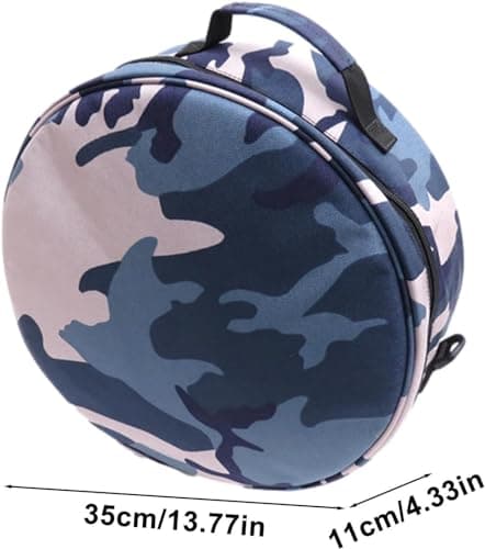 Easnea Nylon Scuba Regulator Bag Portable Diving Travel Bags Protective Gear Carry Handbag Diving Snorkel Gear Bags Dive Bag for Scuba or Snorkeling with Adjustable Shoulder Strap (SkyBlue Camo) — view 2