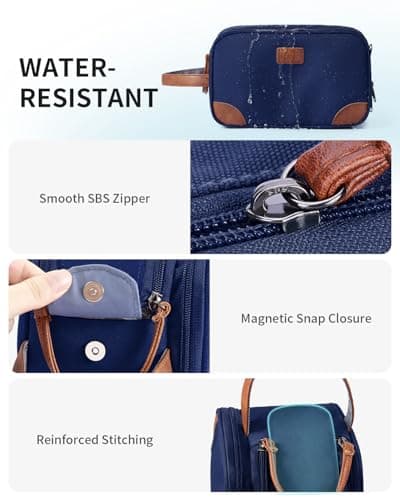 ECOHUB Toiletry Bag for Full Size Toiletries Nylon Wash Bag for Men — view 4