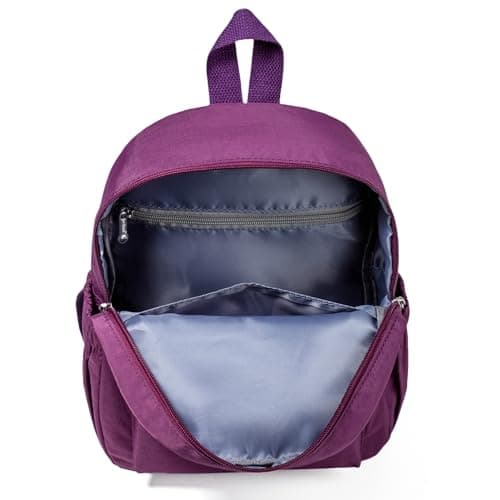 AOTIAN Mini Backpack for Women, Durable Nylon Small Daypack, Purple — view 5
