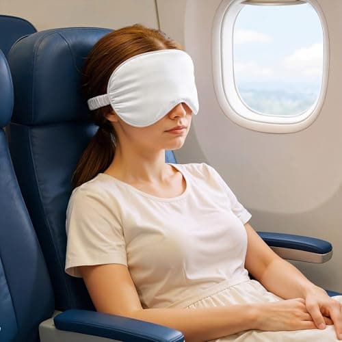 KFHENSOMR Silk Sleep Eye Mask 4 Pack Mulberry Silk Sleep Mask, Pink, White — view 5