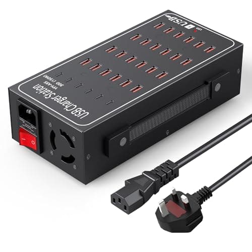 USB C Charger, 150W/30A Desktop USB Charging Station, 30-in-1 Hub Charger