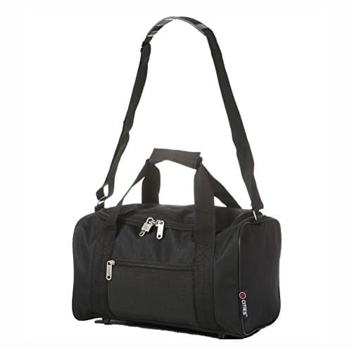5 Cities Ryanair Holdall Sport Duffel Bag, 35 cm, 14 Liters, Black — view 4