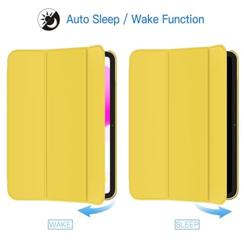 JETech Case for iPad (A16) 11th/10th Gen, Yellow — view 6