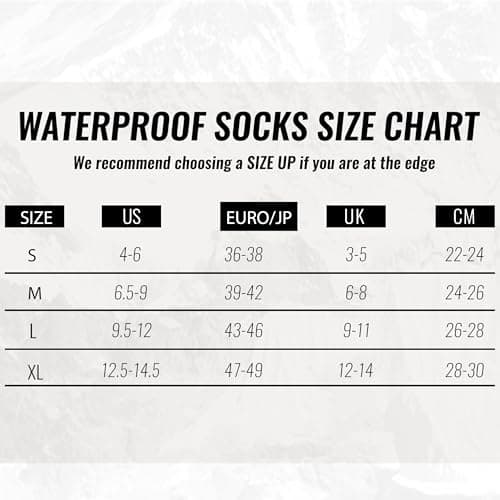 LEAKDRY Waterproof Socks,Breathable,Lightweight,Hiking,Running,Fishing,Unisex (UK, Alpha, S, Regular, Regular, Black/Blue) — view 5
