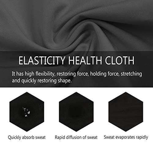 HOPLYNN Youth Boys' Compression Leggings Athletic Shirt Tights Top Base Layer Set Sports Youth for Kids Balck L — view 4