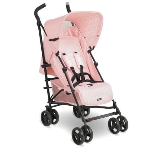 My Babiie MB01 Stroller - from Birth to 4 Years (22kg), Lightweight & Compact Umbrella Fold, Travel Buggy for Toddlers - Pink Leopard