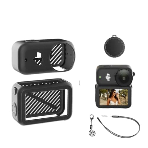 Silicone Case with Lens Cap & Wrist Strap Kit Compatible for DJI Osmo Nano
