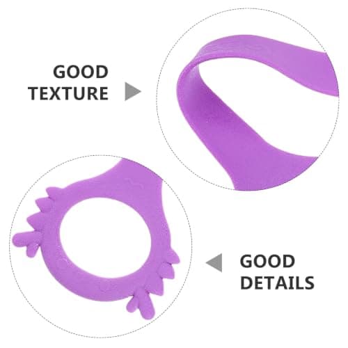 3pcs Figure 8 Resistance Band for Fitness Travel Silicone Pink — view 3