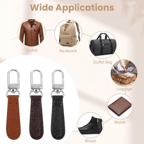 Xinjoduz 12 PCS Portable Luggage Zipper Pull Replacement — view 3