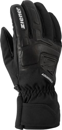 Ziener GLYXUS AS(R) Adult Ski Gloves Alpine Winter Sports Waterproof Breathable Black 8.5 — view 2
