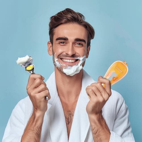Nincha Manual Razor Travel Case Portable Plastic Manual Razor Trimmer Protector Orange — view 5
