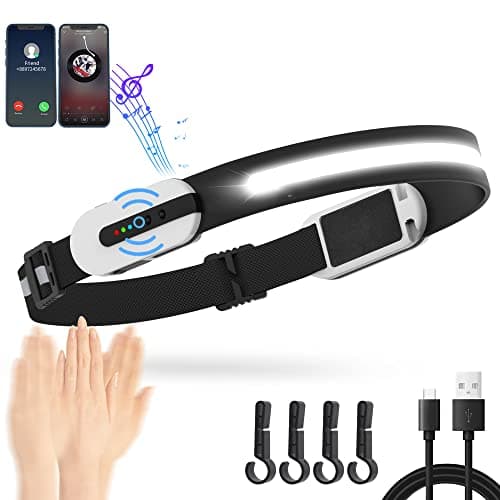DARKBEAM Head Torch Rechargeable USB - C Headlamp COB Hardhat Light