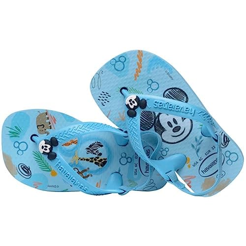 Havaianas Baby Disney Classics II Unisex Baby FlipFlop Lavander Blue 7 UK Child — view 6