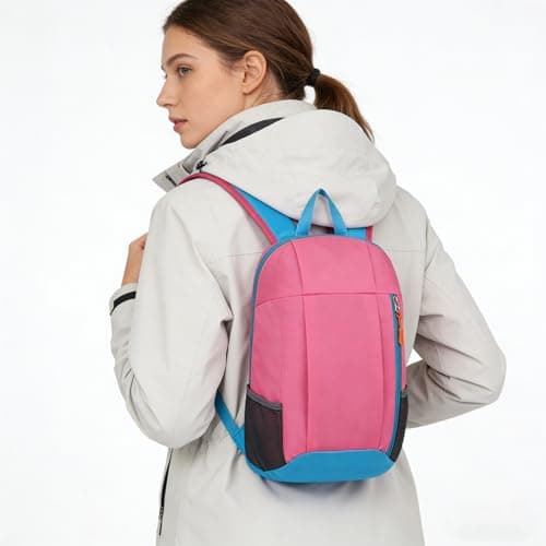 KANGSIT Small Hiking Backpack 10L Rose Red — view 5