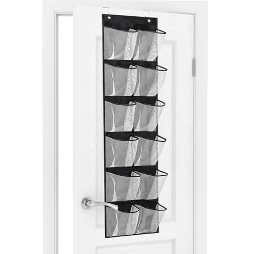 Newthinking Over Door Shoe Storage, Hanging Shoe Storage with 12 Pockets