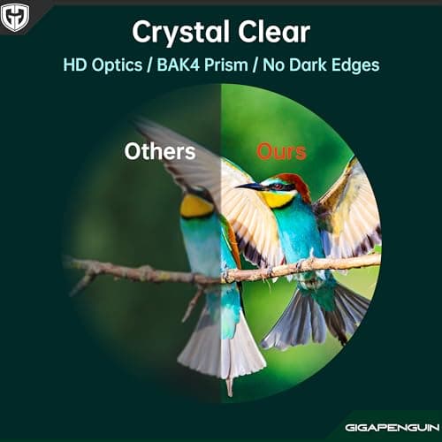 15x52 HD Binoculars for Adults High Powered with Upgraded Phone Adapter - Large View Binoculars with Low Light Vision - Lightweight Waterproof for Bird Watching Stargazing Travel Hunting — view 2