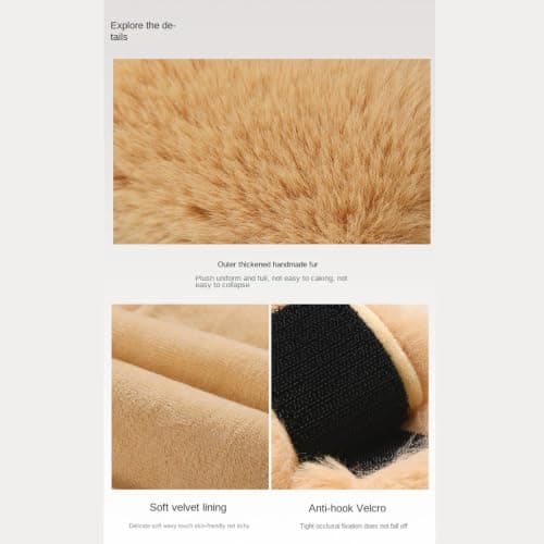 Plush Ear Warmers - Foldable Winter Earmuffs, Cute Soft Frost Protection He — view 6