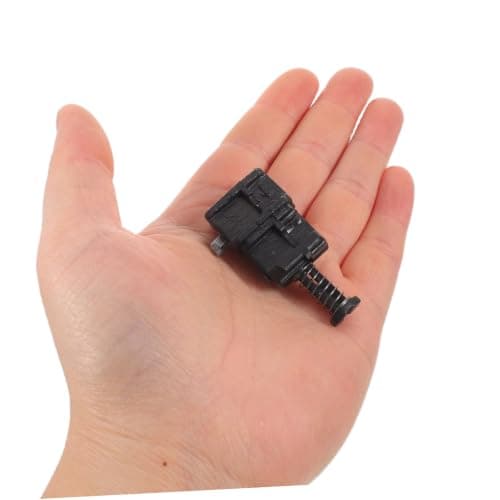 NUOBESTY 2pcs Luggage Handle Locking Clip Parts, PVC Metal Snap Connectors — view 4