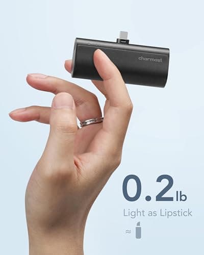 Charmast 20W Power Bank for iPhone 14/13, Mini Size with Built-in Connector — view 6