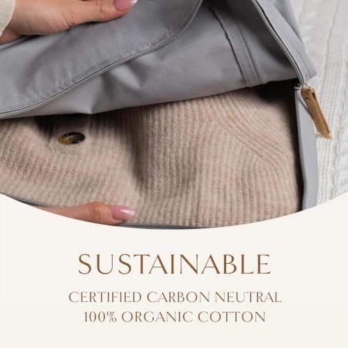 Hayden Hill Luxury Organic Cotton Sweater Storage Bag For Cashmere 18 Inch — view 6