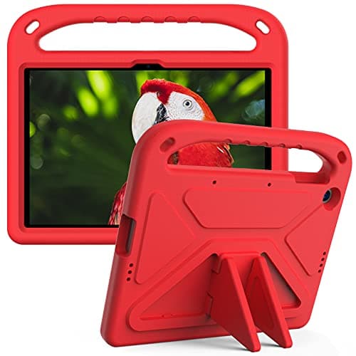 HYUKcase Case for Honor Pad X8 10.1 inch,Quipped with Hand Strap and Shoulder Strap,Shockproof and Drop-Resistant Tablet (Red) — view 4