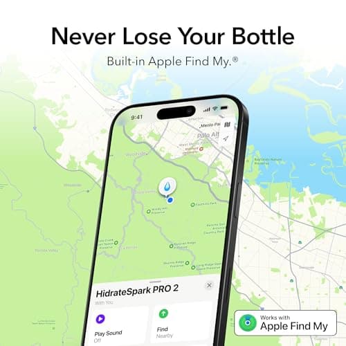 HidrateSpark PRO 2 21 oz Bundle – Smart Hydration Bottle with Clinically Accurate Water Tracking & Extended Batter Life - Syncs with Apple Health, Fitbit, Smart Rings & Watches - Flamingo — view 4