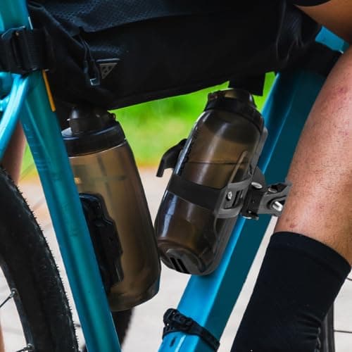 360 Degree Rotatable Bike Water Bottle Cage Quick Release Drink Holder — view 4