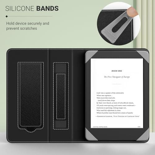MoKo Universal Case for 6 inch kindle eReaders and Tablets, Black — view 3
