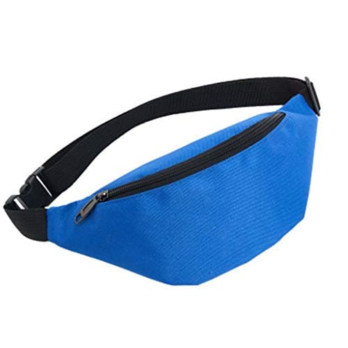 Mens Waist Bag, Bumbags for Men: Travel Bum Bags Lightweight Mens Bumbag Stylish Money Belt Portable Hiking Waist Packs Outdoor Fanny Pack Sky Blue One Size