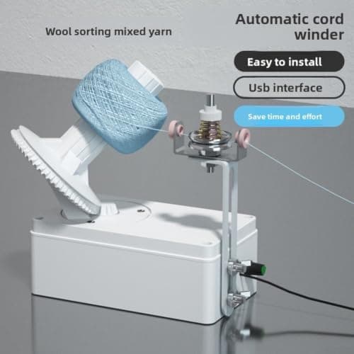 Portable Electric Wool Winder USB Powered Light — view 3