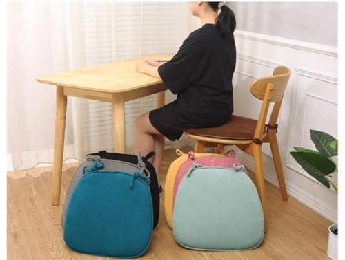 Non Slip U Shaped Dining Chair Cushion Set 8 Pack Kitchen Chair Pads with Machine Washable Cover Black 41x43cm Dining Room Seat Cushion Non Slip Design Comfortable and Stylish Easy to Clean — view 3