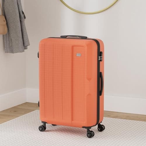 FLYMAX XL 32" Extra Large Suitcase 4 Wheel Lightweight Luggage Hard Shell Check in Hold Travel ABS 143 Litre Capacity Travel Case with 3 Digit Combination Lock + Telescopic Handle Red — view 2