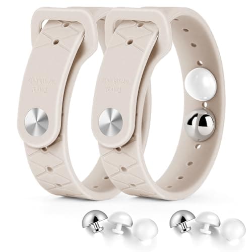 Fefod Travel Sickness Bands for Adults and Kid, 2 Pack Adjustable Acupressure Wristbands, Waterproof Sickness Band Nausea Morning Sickness, Motion Sickness, Sickness Relief Bands