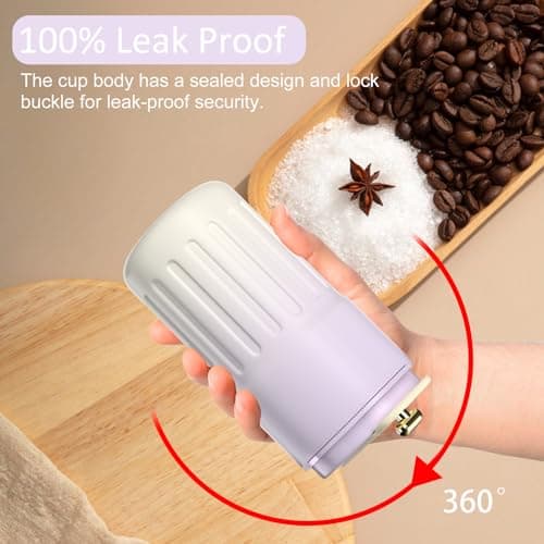 Homealexa Coffee Cup Travel Mugs, Vacuum Insulating Cup 316 Stainless Steel, LED Touch Screen Temperature Gauge, Smart Mug Sealing Bottle 410ml — view 3