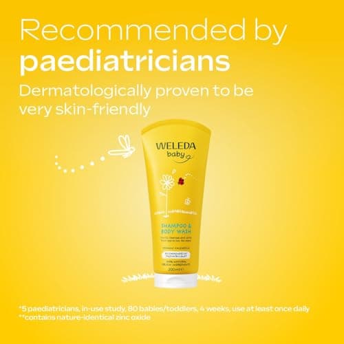 Weleda Baby Calendula Shampoo & Body Wash 2-in-1 Sensitive 200 ml — view 3