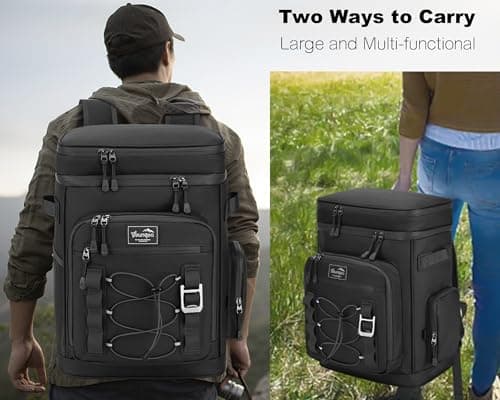 YOUNGOA 30L Cooler Backpack, Large Insulated Leakproof Picnic Backpack — view 6