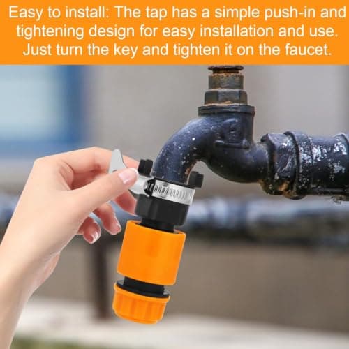 2pcs Universal Rubber Tap Connector 16mm Indoor and Outdoor — view 5