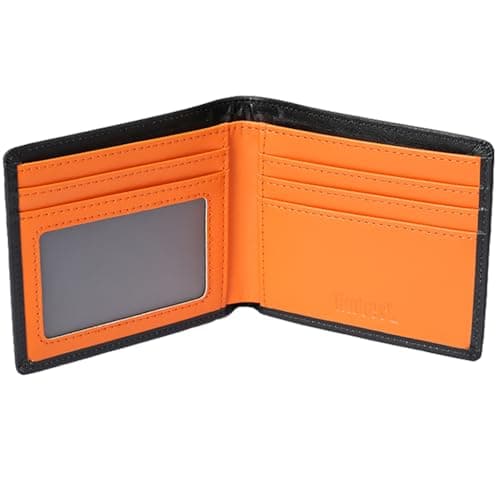 Hoobest RFID Blocking Genuine Leather Wallet Men Slim Wallet Travel Wallet