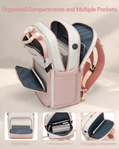 Kono Laptop Backpack Womens School Bags for Girls Lightweight Rucksack — view 2