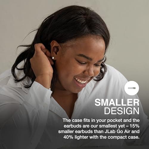 JLab Go Air Pop+ True Wireless Earbuds with Mic - Bluetooth, Tone 4975 — view 2