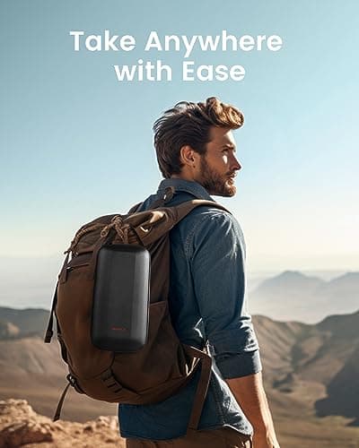 NEBULA Capsule 3 Laser Official All-in-One Travel Case, Customized for Capsule 3, Adapter, Remote Control, Cables and Stand, Waterproof and Protective Polyester — view 5