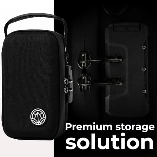 Odour Resistant Bag Kit – Hard Travel Case, Carbon Lined, Combination Lock — view 6