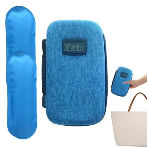 insuli-n Cooler Travel Case with Temperature Display and Ice Packs