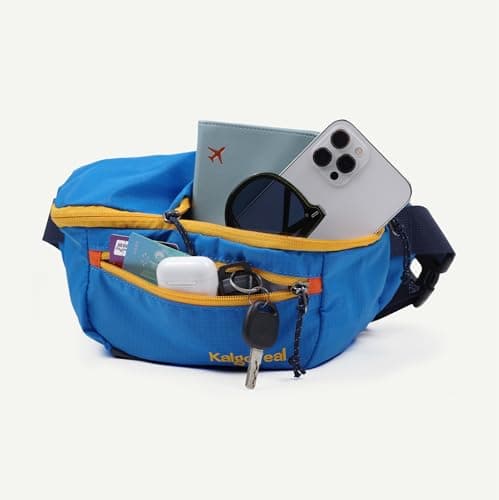 Ultralight Travel Bum Bag 2.5L, Large Water Resistant Waist Pack for Men & Women — view 5